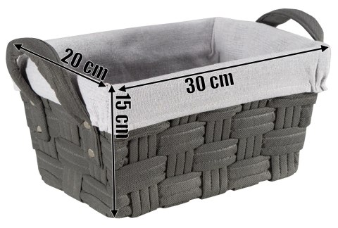 Koszyk pleciony LILO 30x20x15 cm
