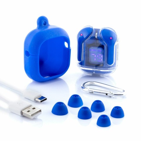 Słuchawki bezprzewodowe z etui ładującym Blue InnovaGoods