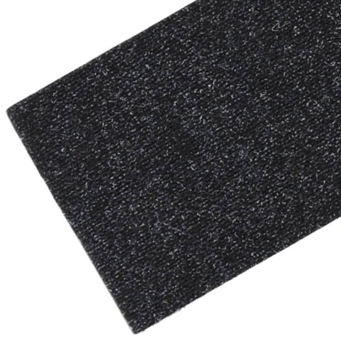Samoprzylepne nakładki na schody, 15 szt., 76x20 cm, czarne