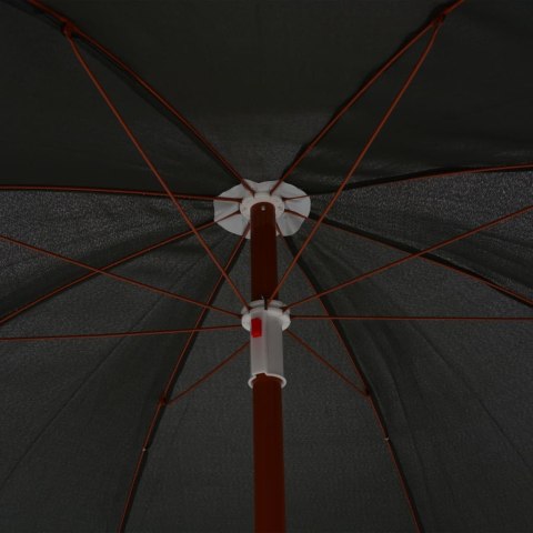 Parasol na stalowym słupku, 240 cm, antracytowy