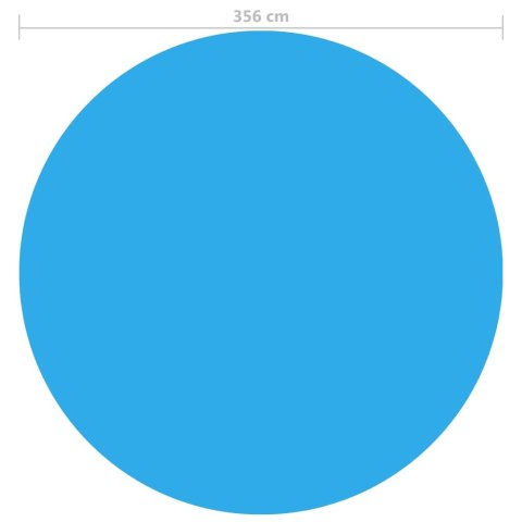 Pokrywa na basen, niebieska, 365 cm, PE