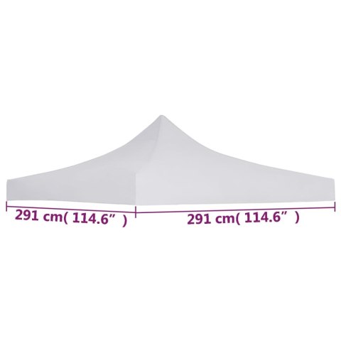 Dach do namiotu imprezowego, 3 x 3 m, biały