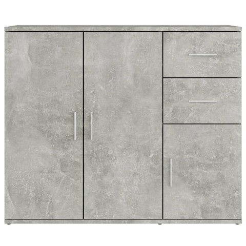 Szafka, szarość betonu, 91x29,5x75 cm, materiał drewnopochodny