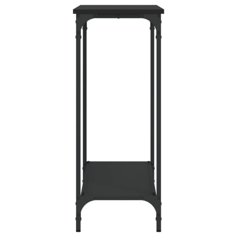 Stolik konsolowy, czarny, 101x30,5x75 cm