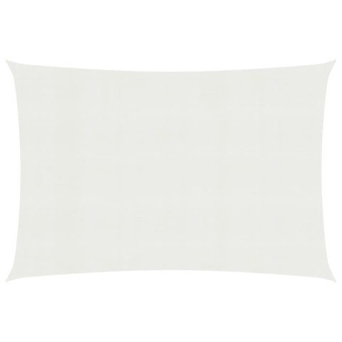 Żagiel przeciwsłoneczny, 160 g/m², biały, 3x4,5 m, HDPE