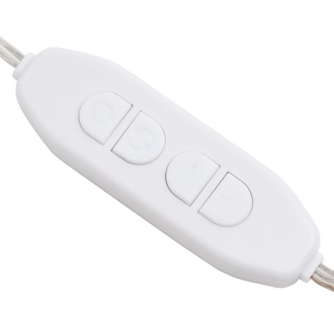 Lustro z lampami LED, 60x30 cm, szklane, owalne