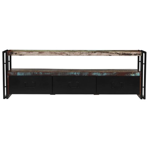 Szafka pod TV z drewna odzyskanego, 120 x 30 x 40 cm