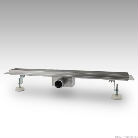 Odpływ liniowy prysznicowy Welle z syfonem 90cm ze stali inox podłogowy