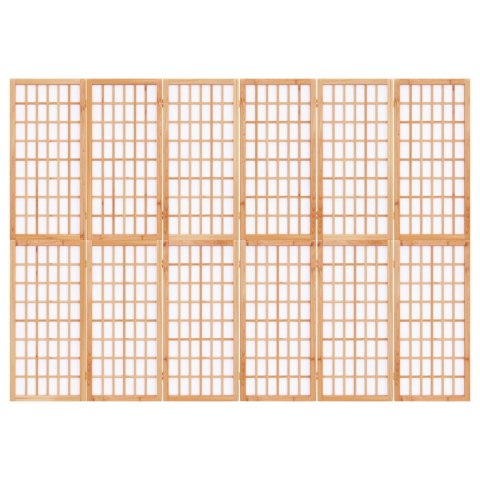 Składany parawan 6-panelowy w stylu japońskim, 240x170 cm