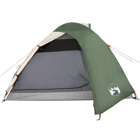 Namiot turystyczny, 4-os., zielony, 267x272x145 cm, tafta 185T