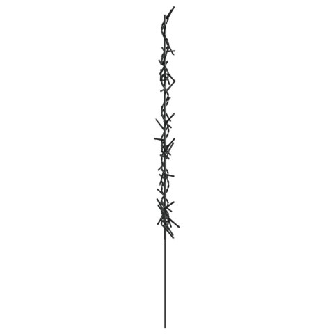 Świąteczne choinki na szpikulcach, 3 szt., 50 LED, 30 cm