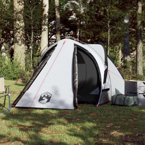 Namiot kempingowy, 2-os., biały, 320x140x120 cm 185T, tafta