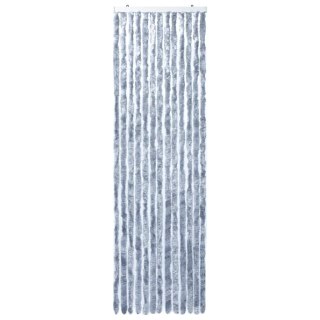 Zasłona przeciwko owadom, srebrna, 56x200 cm, szenil
