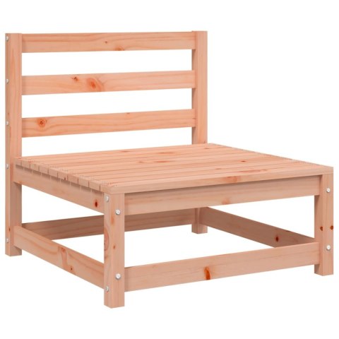 Sofa ogrodowa z podnóżkiem, 2-osobowa, lite drewno daglezjowe