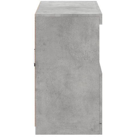 Szafka z oświetleniem LED, szarość betonu, 81x37x67 cm