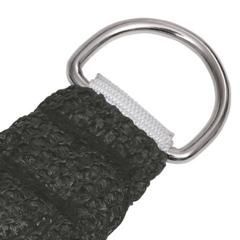 Żagiel przeciwsłoneczny, 160 g/m², antracytowy, 2x4,5 m, HDPE