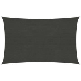 Żagiel przeciwsłoneczny, 160 g/m², antracytowy, 3x4,5 m, HDPE