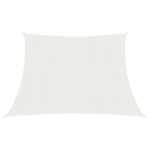 Żagiel przeciwsłoneczny, 160 g/m², biały, 3/4x2 m, HDPE