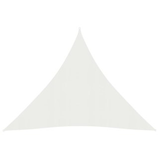 Żagiel przeciwsłoneczny, 160 g/m², biały, 4x4x4 m, HDPE