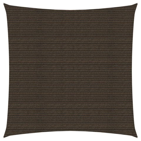 Żagiel przeciwsłoneczny, 160 g/m², brązowy, 3,6x3,6 m, HDPE