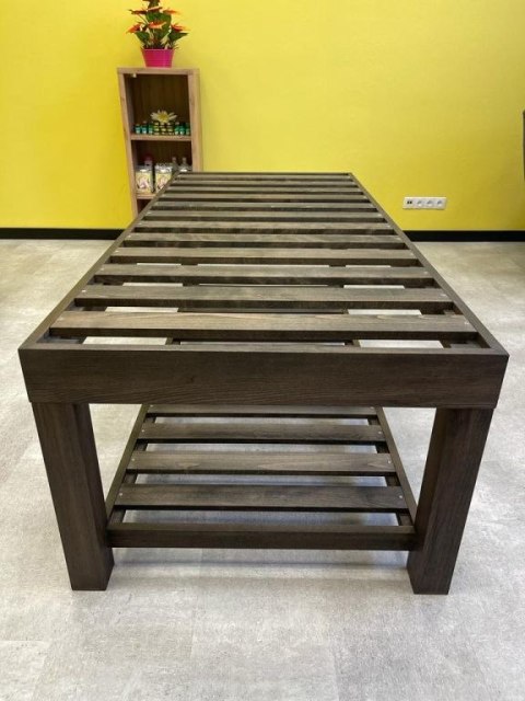 Solidny drewniany stół do masażu 200×90 cm, wys 65 cm