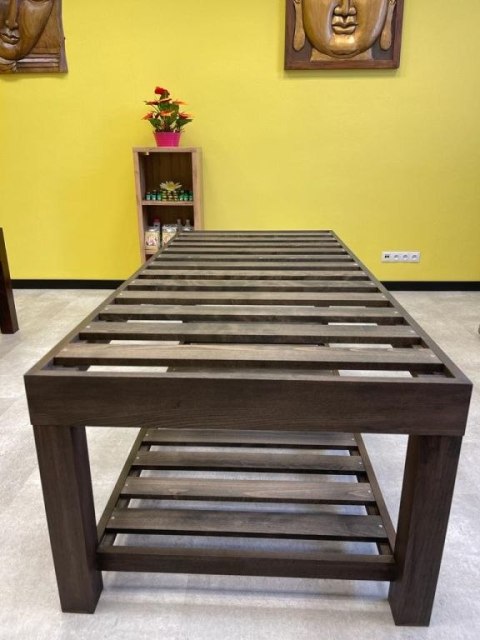 Solidny drewniany stół do masażu 200×90 cm, wys 65 cm