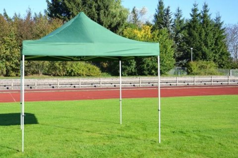 Pawilon ogrodowy Profi rozkładany 3 x 3 m - zielony 2 ściany
