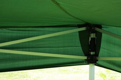 Pawilon ogrodowy Profi rozkładany 3 x 3 m - zielony 2 ściany