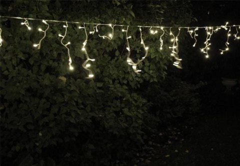 Świąteczny świetlny deszcz - 5 m, 144 LED, zimna biel
