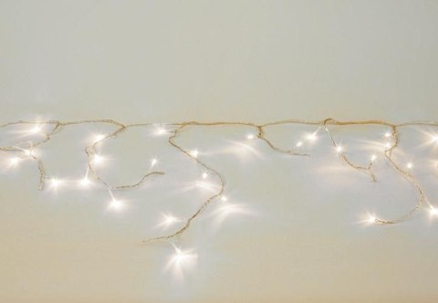 Świąteczny świetlny deszcz - 5 m, 144 LED, ciepła biel