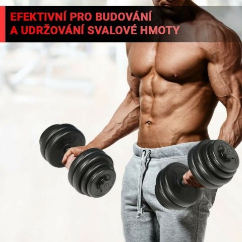 Zestaw obciążników wypełnionych piaskiem i cementem, 2 x 7,5