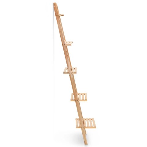 Regał drabina z drewna cedrowego, 41,5 x 30 x 176 cm