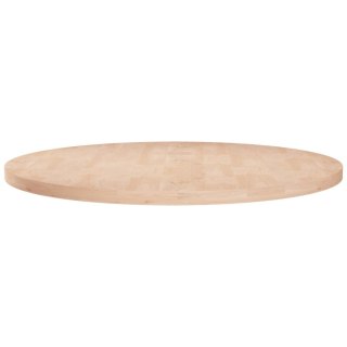 Okrągły blat do stolika, Ø70x2,5 cm, surowe drewno dębowe