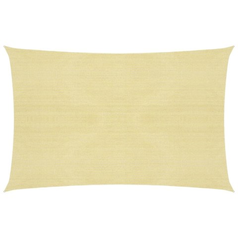 Żagiel przeciwsłoneczny, 160 g/m², beżowy, 3,5x5 m, HDPE