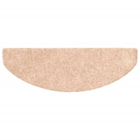 Samoprzylepne nakładki na schody, 15 szt., 65x21x4 cm, brązowe