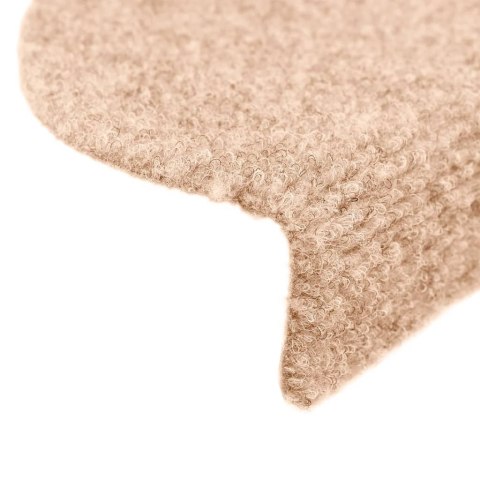 Samoprzylepne nakładki na schody, 15 szt., 65x21x4 cm, brązowe