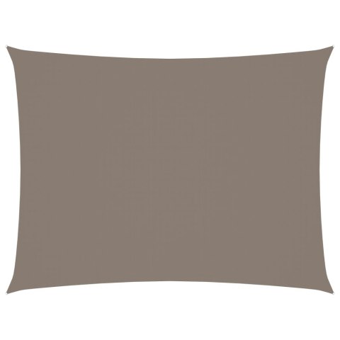 Prostokątny żagiel ogrodowy, tkanina Oxford, 2,5x3,5 m, taupe
