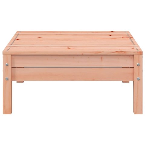 Sofa ogrodowa z poduszkami i podnóżkiem, drewno daglezjowe