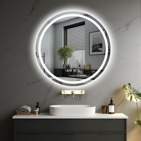 IREDA Lustro łazienkowe z oświetleniem LED, 70 cm