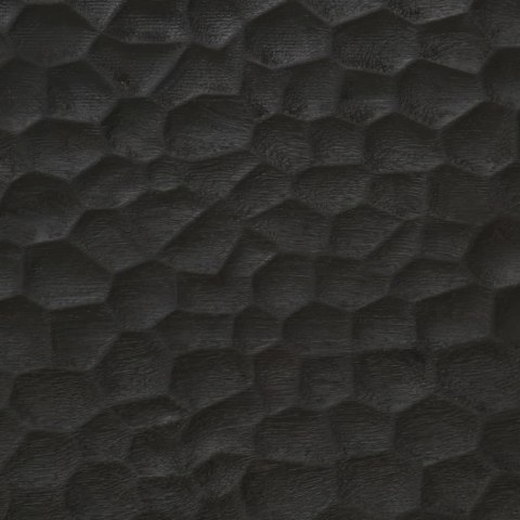 Szafki nocne, czarne, 2 szt., 40x33x46 cm, lite drewno mango