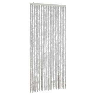 Zasłona przeciwko owadom, szara, 100x220 cm, szenil