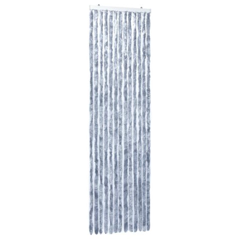 Zasłona przeciwko owadom, srebrna, 120x220 cm, szenil