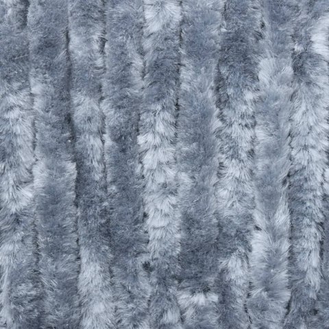 Zasłona przeciwko owadom, srebrna, 120x220 cm, szenil