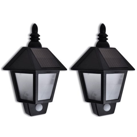 Lampy solarne z detektorem ruchu, 2 sztuki