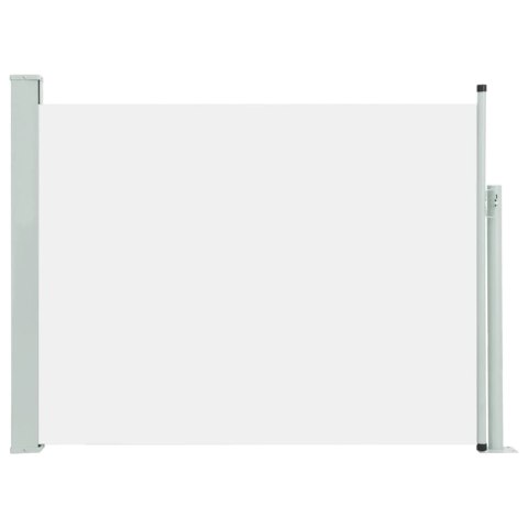Wysuwana markiza boczna na taras, 140 x 500 cm, kremowa