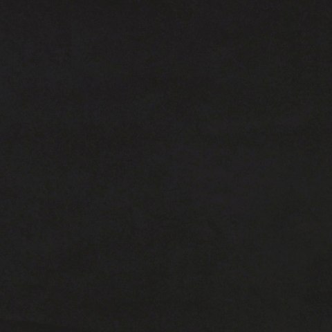 Rama łóżka z zagłówkiem, czarna, 140x200 cm, aksamitna