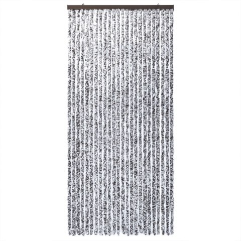 Zasłona przeciwko owadom, brązowo-beżowa, 100x200 cm, szenil