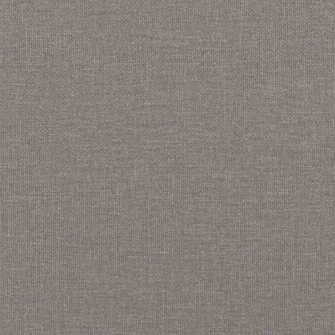 Rama łóżka z zagłówkiem, taupe, 100x200 cm, obita tkaniną