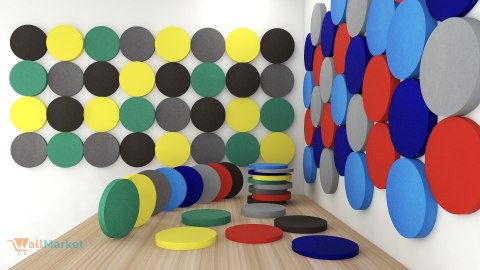 Panel ścienny 3d dekoracyjny piankowy WallMarket Koło cytrynowy grubość 2,5 cm