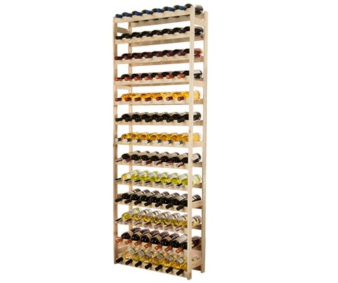 Drewniany regał na wino RW-1 /91 butelek/ Naturalny